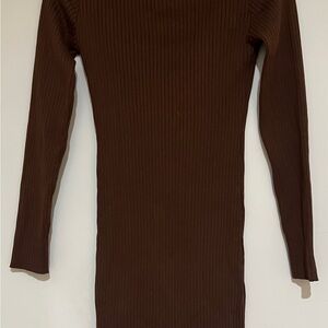 Women’s Better Be Chocolate Long Sleeve Sweater Dress